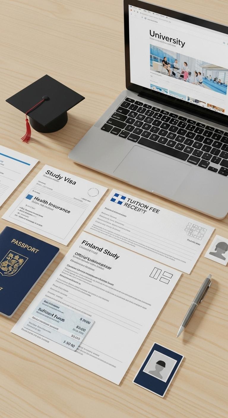 Documents Required for Finland Study Visa from Pakistan
